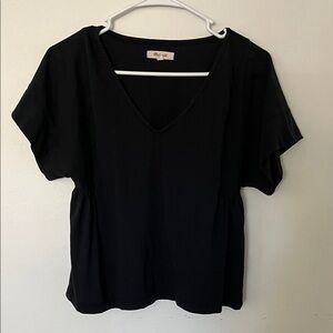 Madewell Supima® Cotton Flutter-Sleeve Tee Size Small